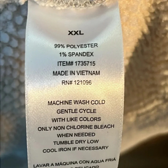 Legacy Copper & Oak Womens Ivory Button-Up Jacket Cozy Lightweight Coat XXL warm - Picture 4 of 8